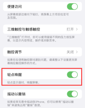 李沧苹果授权维修站分享iPhone轻点无法唤醒怎么办 