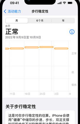 李沧iPhone手机维修如何在iPhone开启'步行稳定性通知'