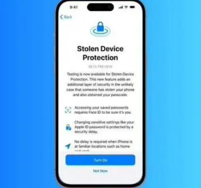 李沧苹果授权维修店分享被盗设备保护功能开启方法 
