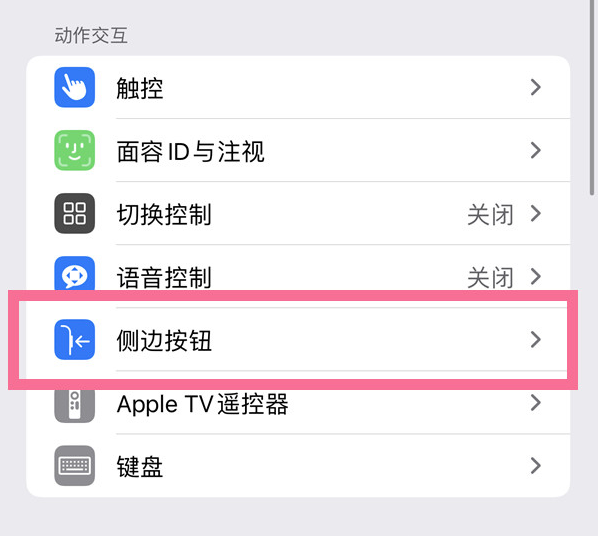 李沧苹果14维修店分享iPhone14 Plus侧键双击下载功能关闭方法 