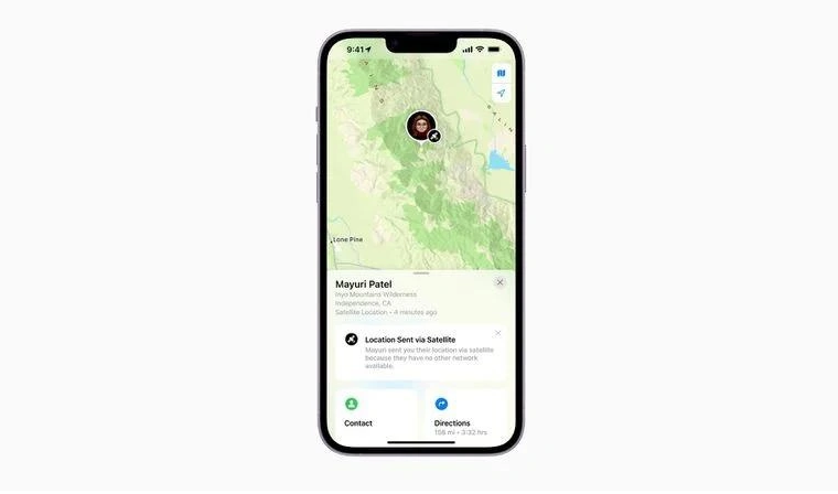 李沧苹果14维修分享iPhone14系列中 FindMy功能通过卫星分享位置方法教程 